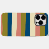 Coques Case-Mate iPhone Bleu, vert olive, rose et crème (Verso (horizontal))