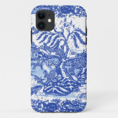 Coques Case-Mate iPhone Bleu Whimsical Willow Isle Animaux Fox Rabbit (Dos)
