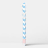 Coques Case-Mate iPhone Bleu Zigzag, Bleu Chevron, Vague Motif, Votre Nom (Verso / Droite)