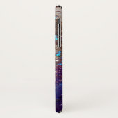 COQUES Case-Mate iPhone BLEUE BÂTIMENT LADY, TURQUOISE GOLD SPARKLE GEM MO (Dos/Gauche)