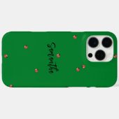 Coques Case-Mate iPhone Bleuet vert (Verso (horizontal))