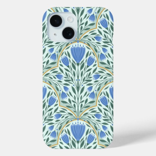 Coques Case-Mate iPhone Bleuets délicats (Verso)
