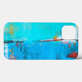 Coques Case-Mate iPhone Bleus 5 de boîte d'allumettes (Verso (horizontal))