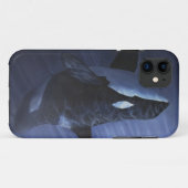 Coques Case-Mate iPhone Bleus d'orque - (Dos (Horizontal))