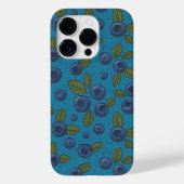 Coques Case-Mate iPhone Bleus sur bleu (Verso)