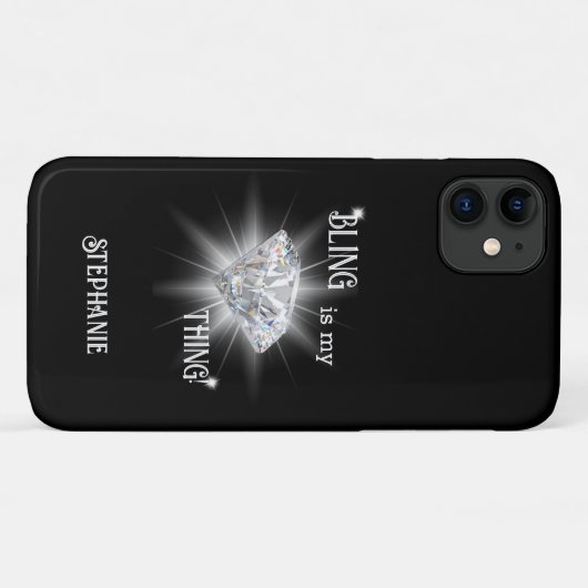 Coques Case-Mate iPhone Bling Est Ma Chose Diamond Sparkle (Dos (Horizontal))