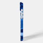 Coques Case-Mate iPhone Blingy Blue Camouflage Personalized (Verso / Gauche)