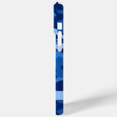 Coques Case-Mate iPhone Blingy Blue Camouflage Personalized (Verso / Gauche)