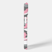 Coques Case-Mate iPhone Blingy Pink Gray Camouflage Personalized (Verso / Droite)