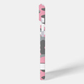 Coques Case-Mate iPhone Blingy Pink Gray Camouflage Personalized (Verso / Gauche)