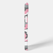 Coques Case-Mate iPhone Blingy Pink Gray Camouflage Personalized (Verso / Droite)