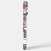 Coques Case-Mate iPhone Blingy Pink Gray Camouflage Personalized (Verso / Droite)
