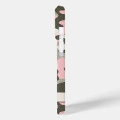 Coques Case-Mate iPhone Blingy Pink Green Camouflage Personalized (Verso / Gauche)