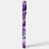 Coques Case-Mate iPhone Blingy Purple Camouflage Personalized (Verso / Droite)