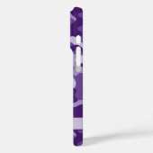 Coques Case-Mate iPhone Blingy Purple Camouflage Personalized (Verso / Gauche)