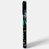 Coques Case-Mate iPhone Bliss sacrés : Élégance de tatouage Rose (Verso / Gauche)