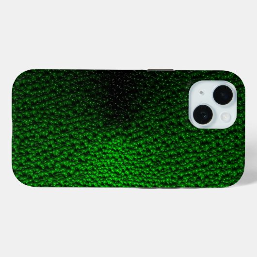 Coques Case-Mate iPhone Blobs verts (Verso (horizontal))