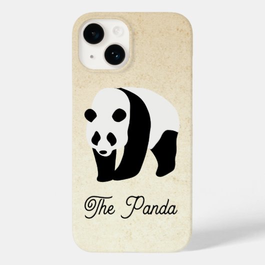 Coques Case-Mate iPhone Bloc couleur Panda (Verso)