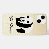 Coques Case-Mate iPhone Bloc couleur Panda (Verso (horizontal))