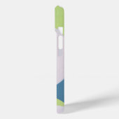 Coques Case-Mate iPhone Bloc de couleur Art abstrait monogramme initial pe (Verso / Gauche)