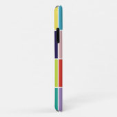 Coques Case-Mate iPhone Bloc de couleur carré moderne monogrammé (Dos/Droite)