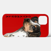 Coques Case-Mate iPhone Bloc de couleur Catahoula (Verso (horizontal))