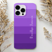 Coques Case-Mate iPhone Bloc de couleur chic violet personnalisé