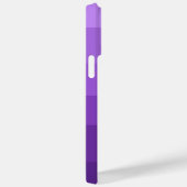 Coques Case-Mate iPhone Bloc de couleur chic violet personnalisé (Verso / Droite)