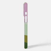 Coques Case-Mate iPhone Bloc de couleur géométrique moderne violet vert No (Verso / Gauche)