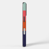 Coques Case-Mate iPhone Bloc de couleur moderne à larges rayures personnal (Verso / Droite)