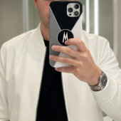 Coques Case-Mate iPhone Bloc de couleur monochrome noir et blanc Monochrom