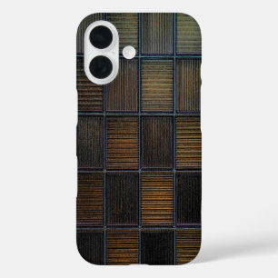 Coques iPhone 16 Bloc de couleur neutre aspect corduroy