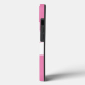 Coques Case-Mate iPhone Bloc de couleur personnalisé  (Verso / Gauche)