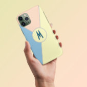 Coques Case-Mate iPhone Bloc de couleur personnalisé avec monogramme paste