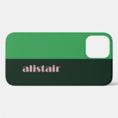 Coques Case-Mate iPhone Bloc de couleurs avec personnalisation (Verso (horizontal))
