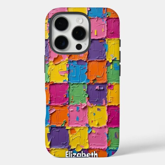 Coques Case-Mate iPhone Bloc : Impasto Abstrait (Verso)