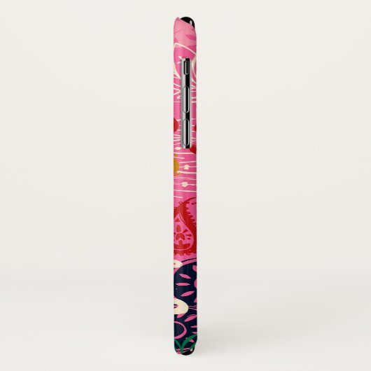 Coques Case-Mate iPhone bloc lotus rose (Dos/Gauche)