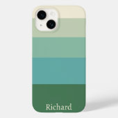 Coques Case-Mate iPhone Bloc vert à cinq ombres (Verso)