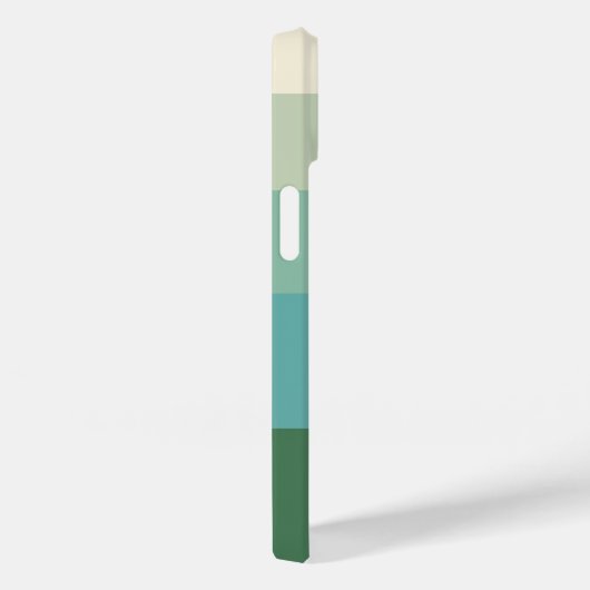 Coques Case-Mate iPhone Bloc vert à cinq ombres (Verso / Droite)