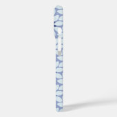 Coques Case-Mate iPhone Blocage Imprimer Carrelage Fleurs bleues (Verso / Gauche)