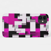 Coques Case-Mate iPhone Blocs abstraits violets (Dos (Horizontal))