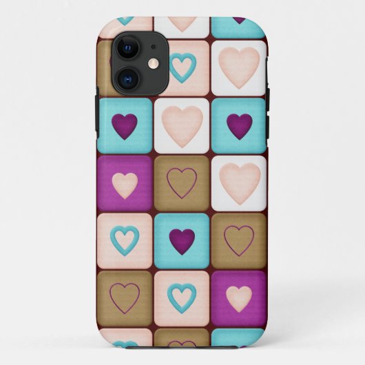 Coques Case-Mate iPhone Blocs cardiaques (Dos)