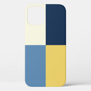 Case-Mate iPhone Case Blocs couleur crème jaune bleu