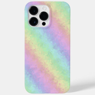 Coque Pour Pour iPhone 14 Pro Max Blocs dans Pastel Colors 3D Rainbow Art