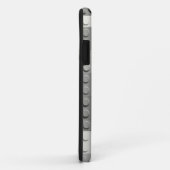 Coques Case-Mate iPhone Blocs d'argent (Dos/Droite)