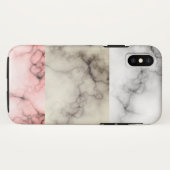 Coques Case-Mate iPhone blocs de couleur marbre (Dos (Horizontal))