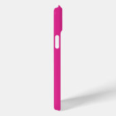 Coques Case-Mate iPhone Blocs de couleur rose chaud et orange (Verso / Droite)