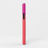 Coques Case-Mate iPhone Blocs De Couleur Rose Et Orange Chaud (Dos/Droite)