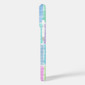 Coques Case-Mate iPhone blocs de patchwork pastel en vichy (Verso / Gauche)