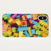 Coques Case-Mate iPhone Blocs en plastique néon (Dos (Horizontal))